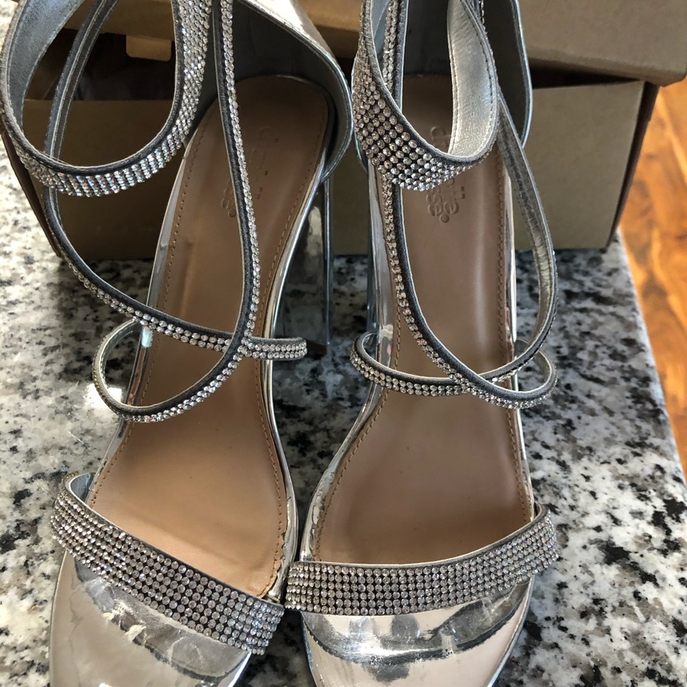 Silver heels